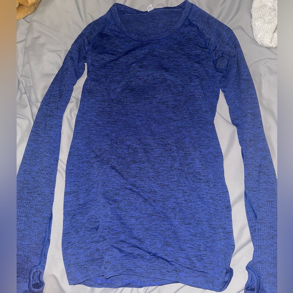 Blue Lululemon Swiftly Tech Long Sleeve Size 4